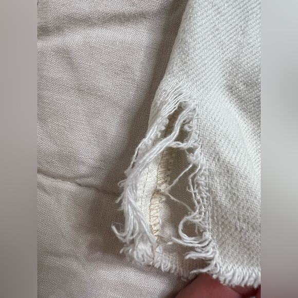 House of Harlow 1960 100% Cotton White High Rise Jean Shorts - 30 - Picture 3 of 8